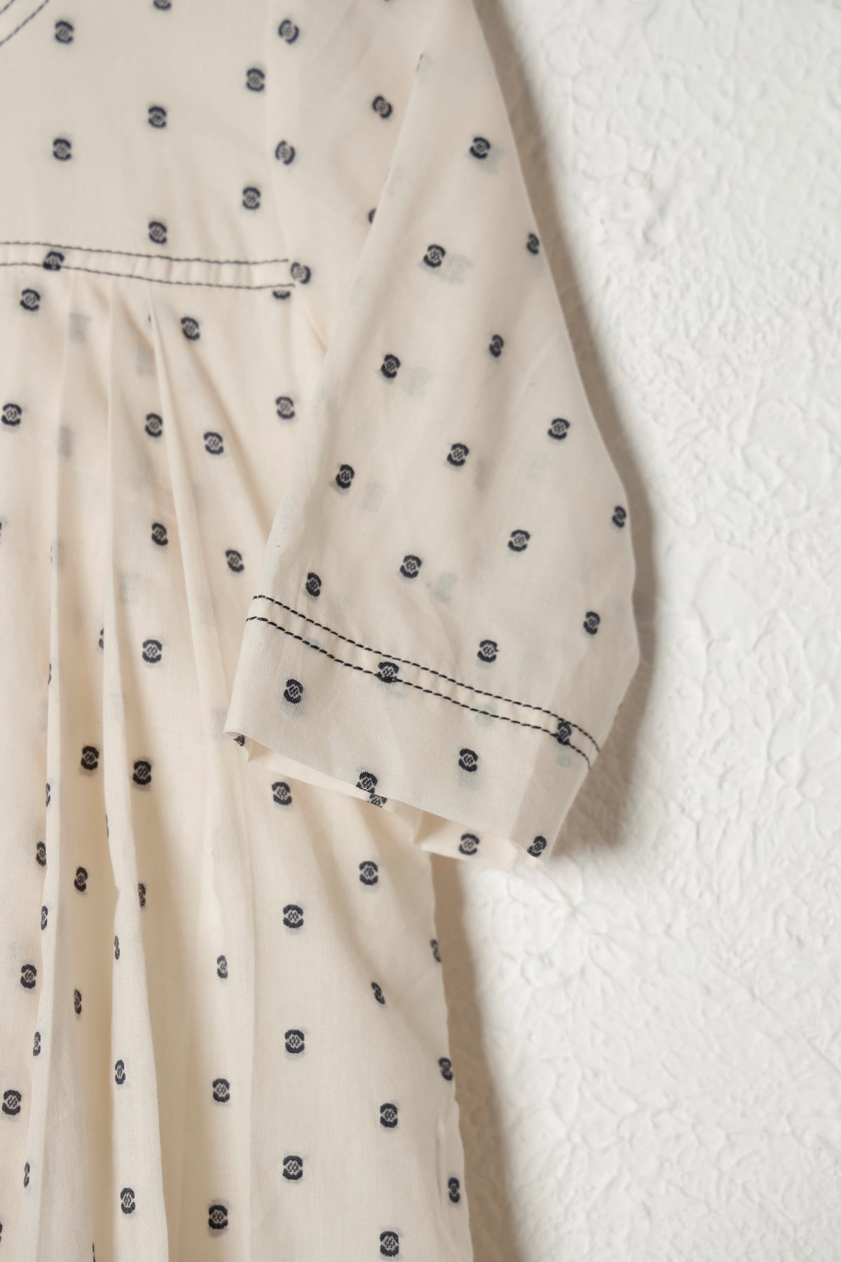Beige Woven Handloom Top