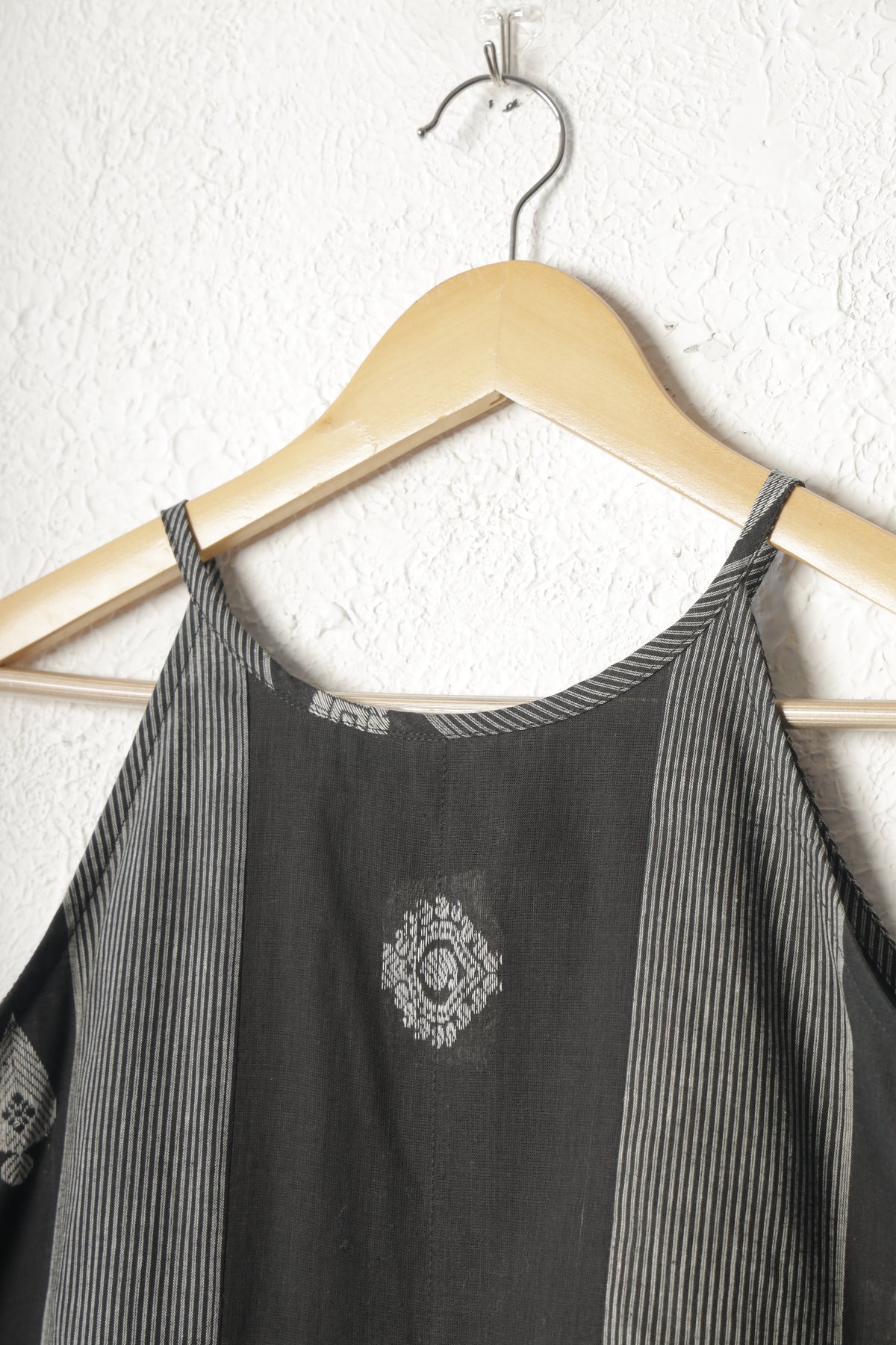 Black Handloom Cotton Dress