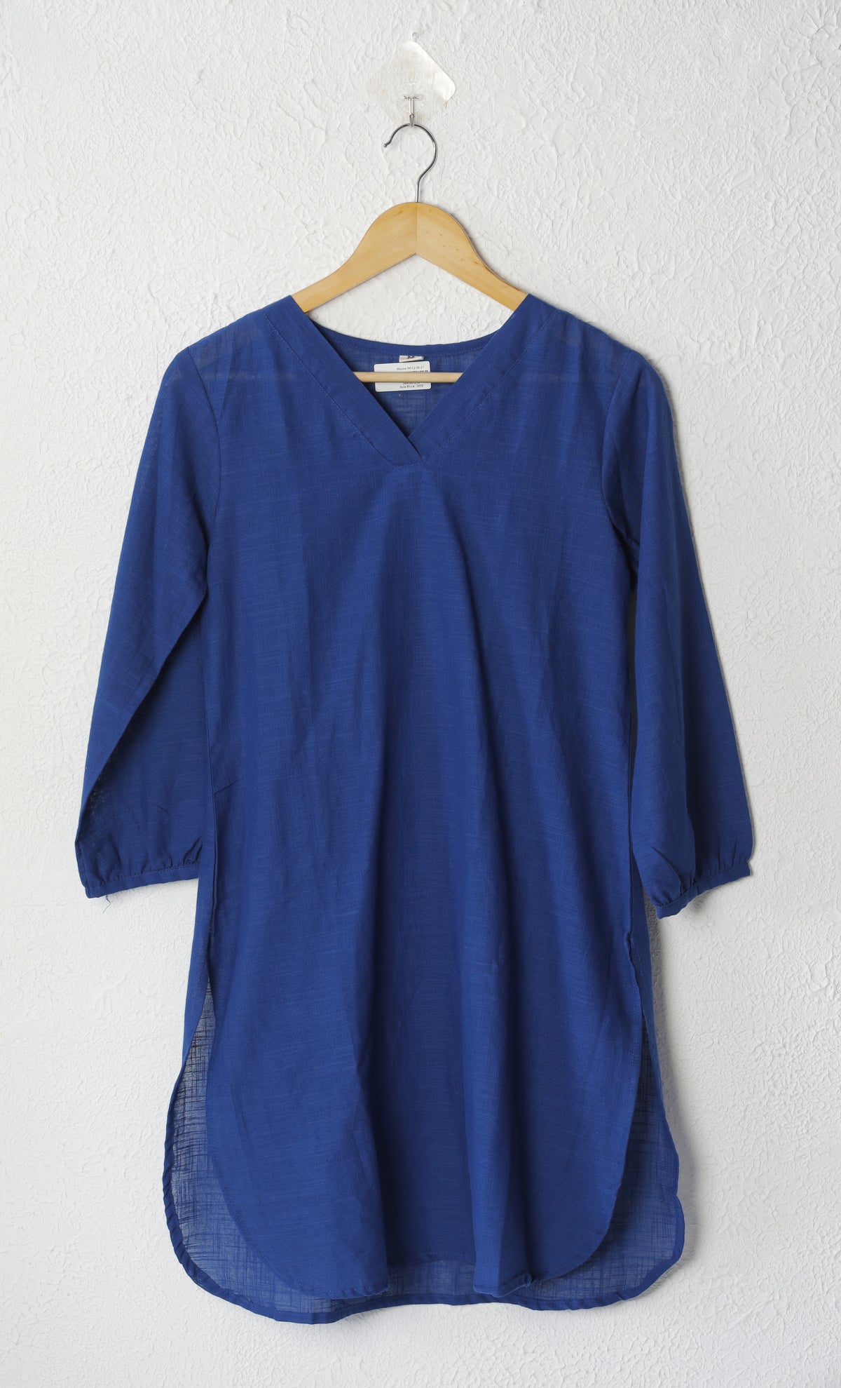 Blue Solid Cotton co-ord set