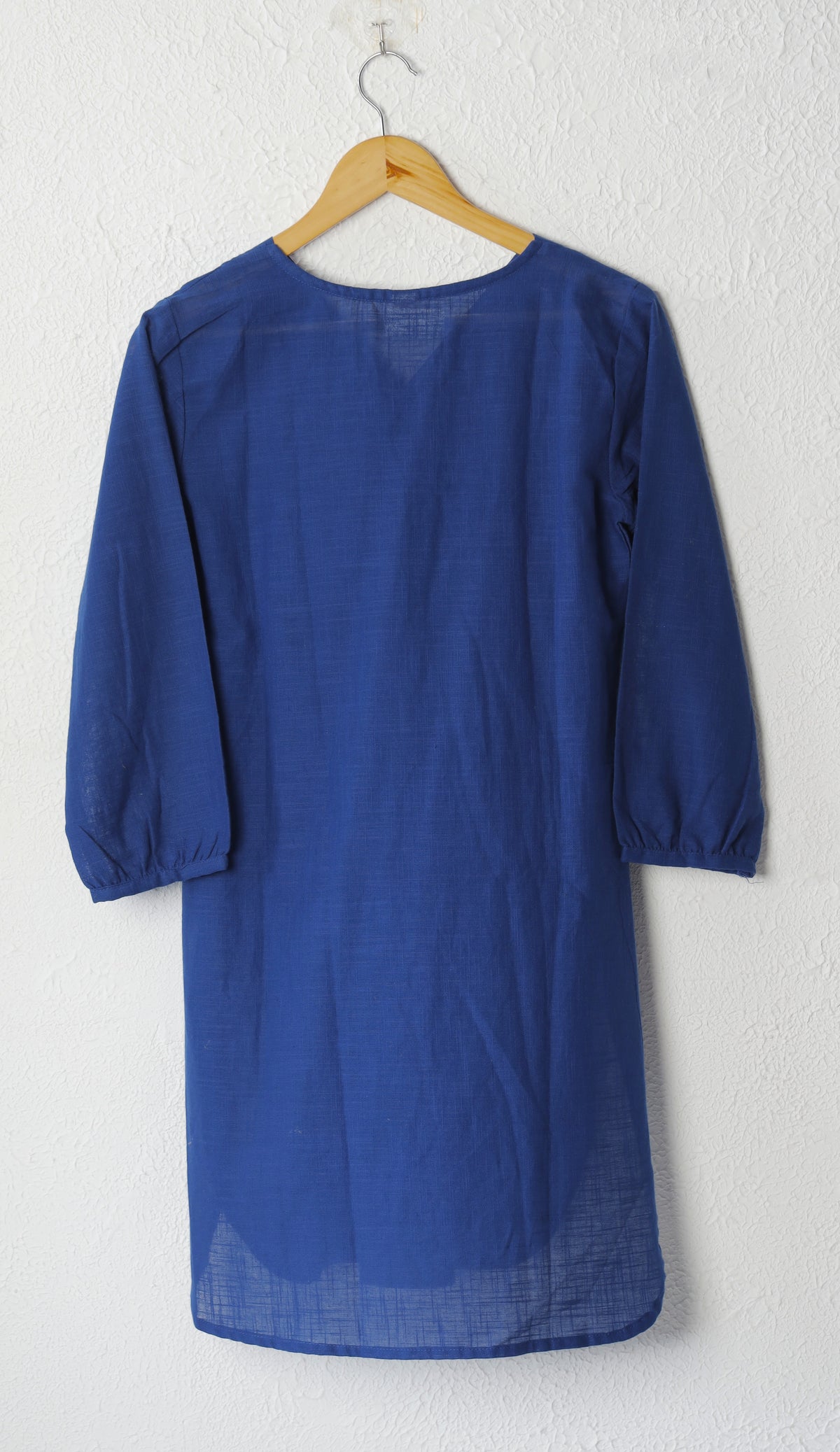Blue Solid Cotton co-ord set