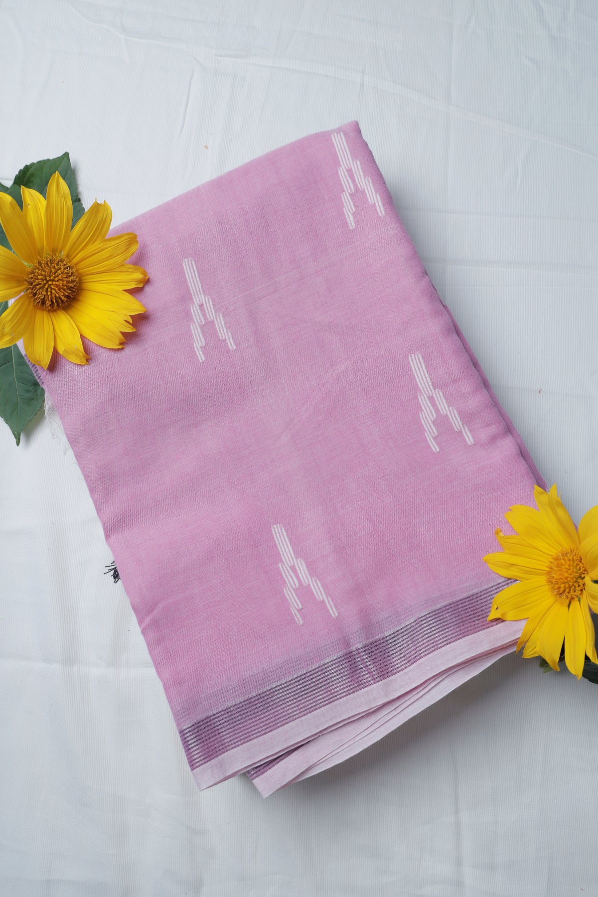 Lavender Bengal Cotton Handloom Sari