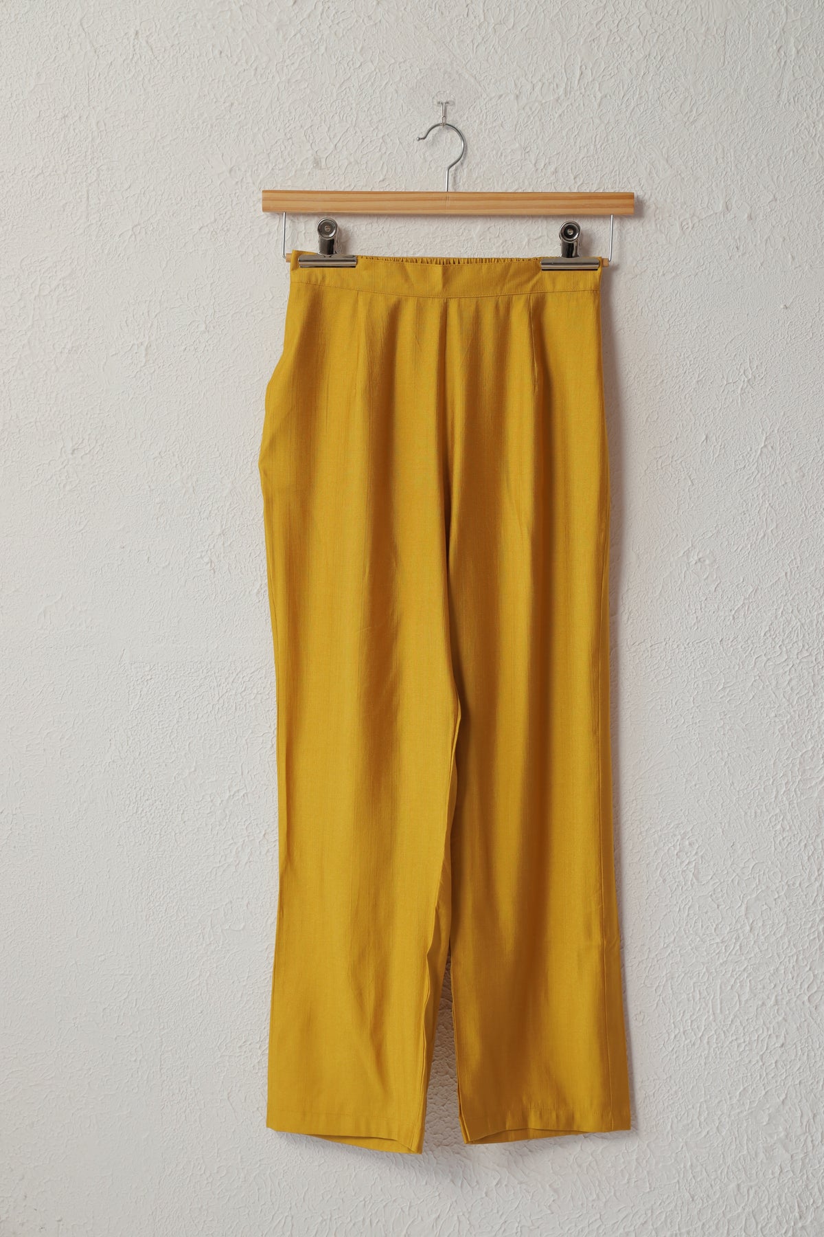 Orange Yellow Fendi Chiffon Kurta Set with Lace Work