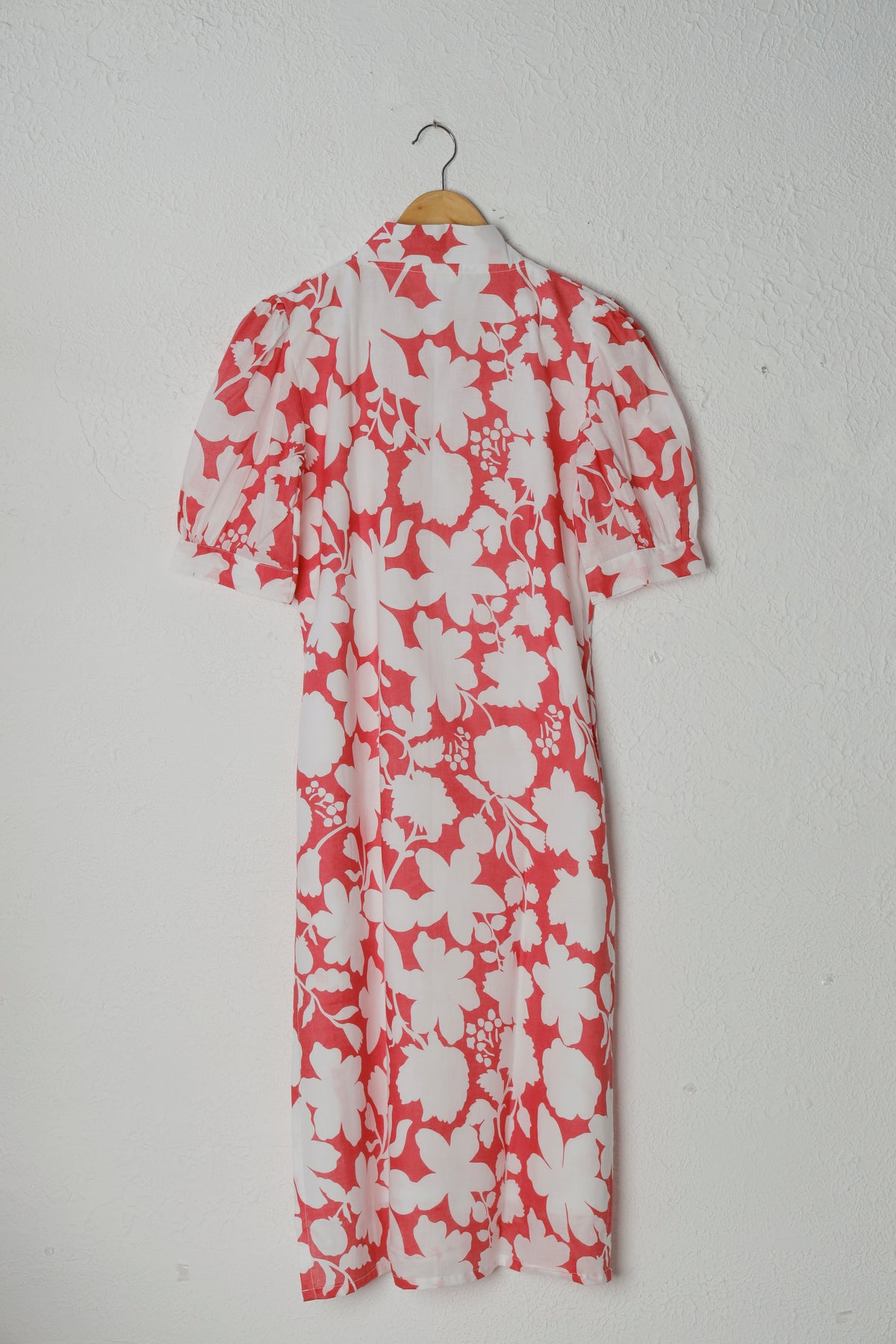 Pink Floral Cotton Kurta Set