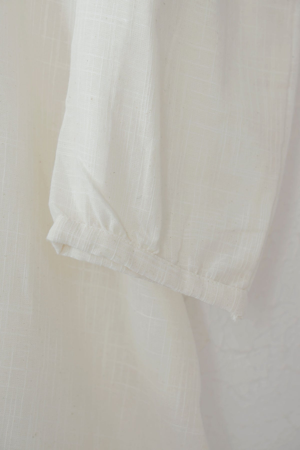 White Solid Cotton co-ord set